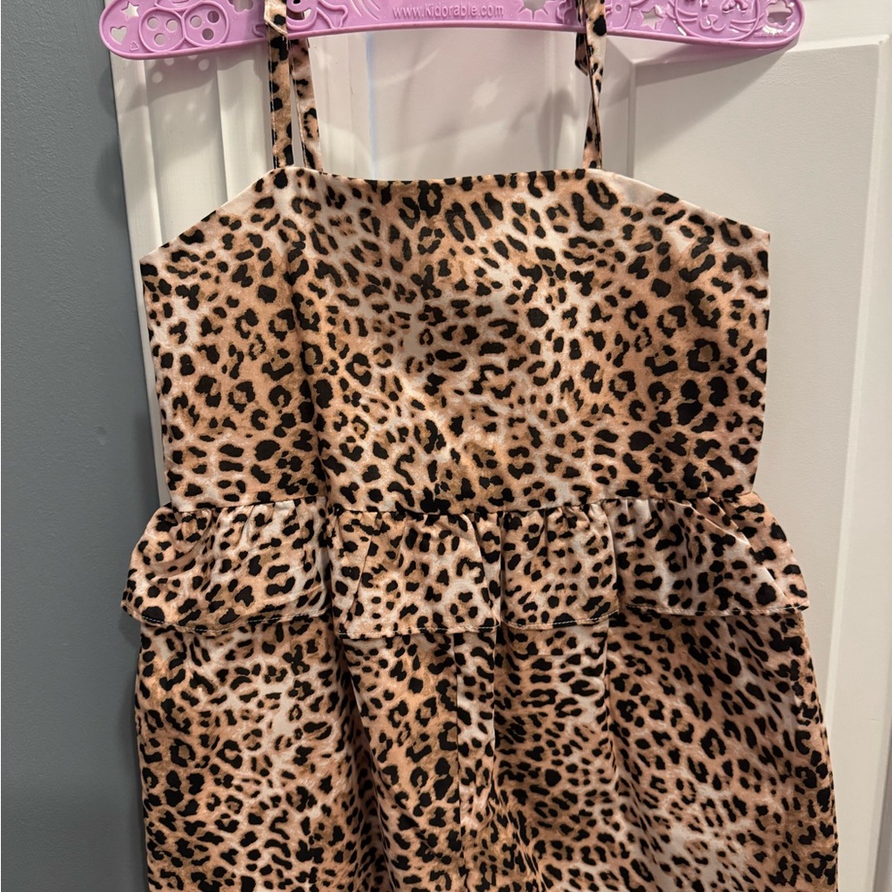 Janie and Jack Leopard Print Jumper